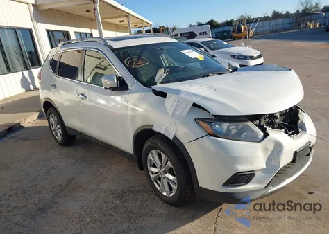 2014 Nissan Rogue Sv z USA, uszkodzony, nr VIN 5N1AT2MV5EC785632